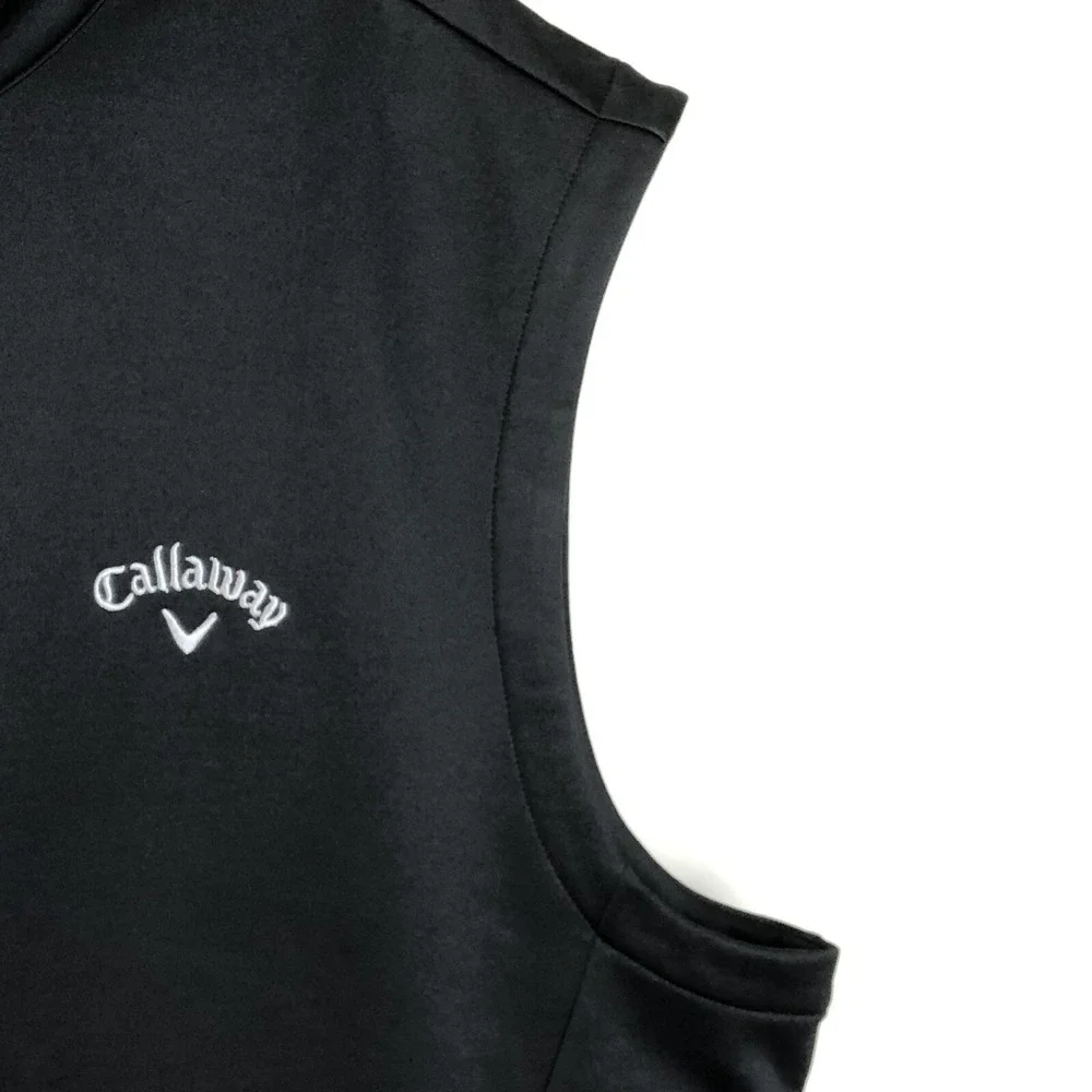 Callaway Weather Series Infinity Full Zip Sleeveless Vest Mens 3X Black Golf
